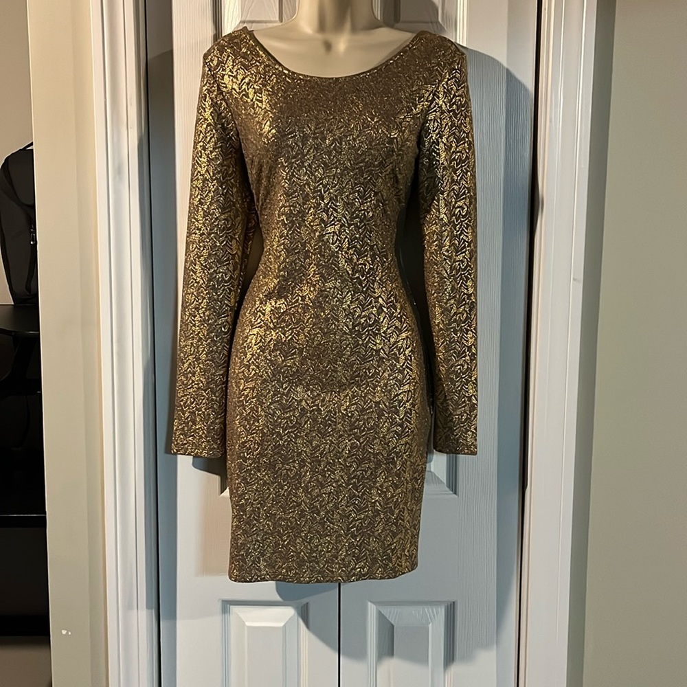 Rhapsody holiday crush gold size small